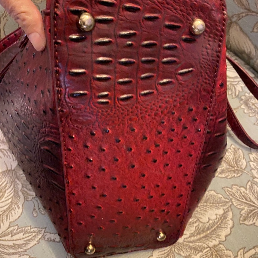MK BELTED COLLECTION OSTRICH TOTE - Picture 10 of 12